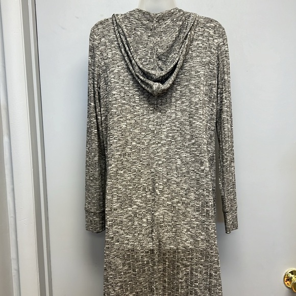 For The Republic Women’s Knit Open Front Hooded Duster Cardigan Size Small - Picture 5 of 10